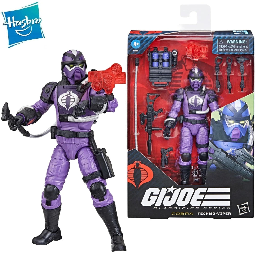 In Stock G.I. Joe GI Joe Classified Series 6" 117 Cobra Techno Viper Action Figure Model Toy Hobby Gift