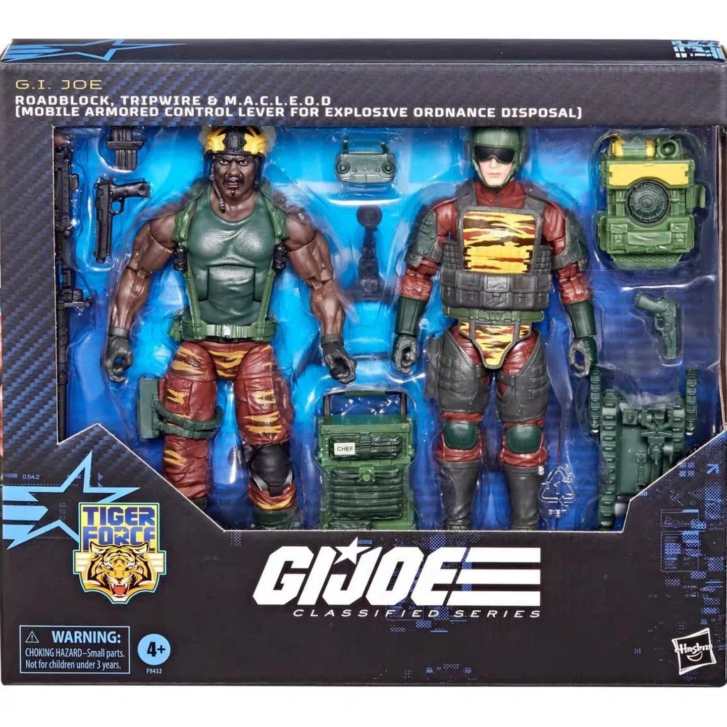Hot Original Version G.I. Joe Gi Joe Classified Series 6" 126 Tiger Force Roadblock Tripwire Macleod Action Figure Model Toy
