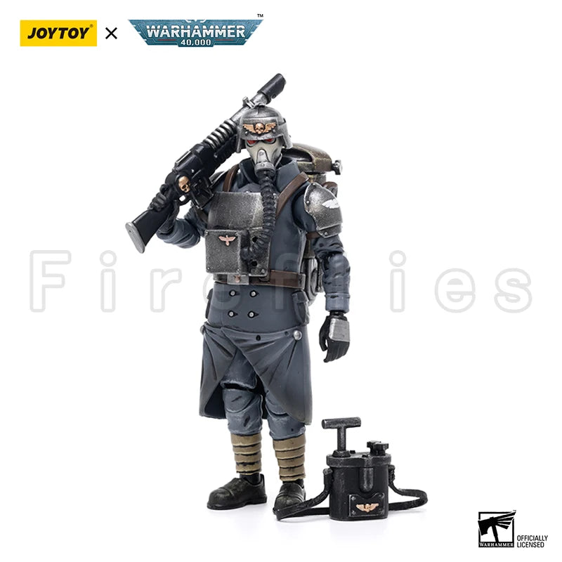 1/18 JOYTOY Action Figure 40K Astra Militarum Death Korps of Krieg Veteran Reissue Anime Model Toy