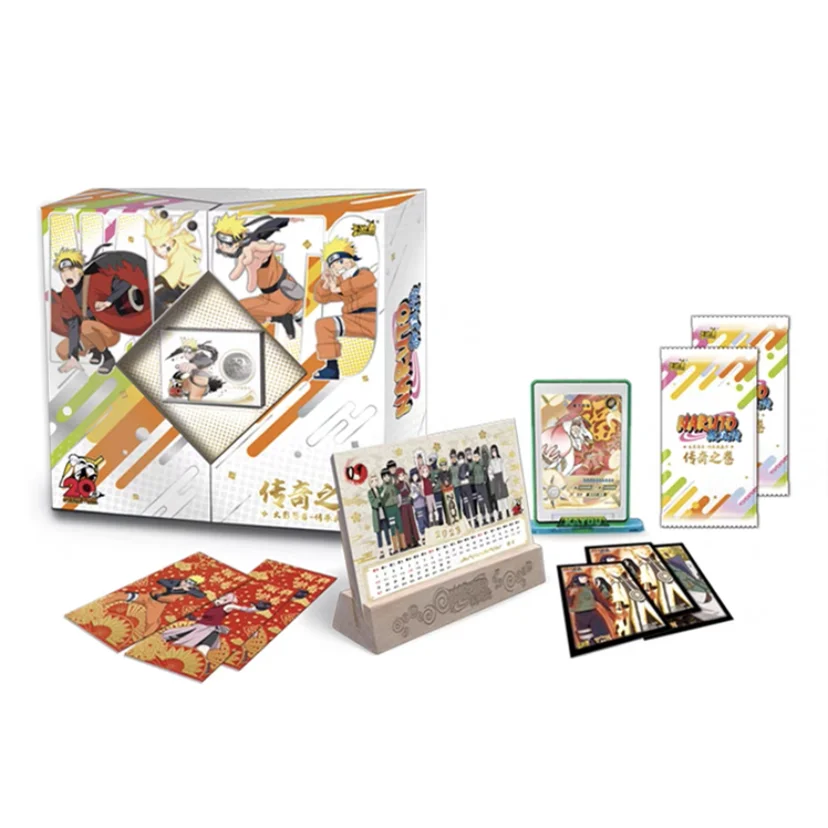 KAYOU Naruto Cards Vortex Collectible Card Games Anime Party Playing Toys Kids Album Collection Children Gift Hobby Boxes Paper