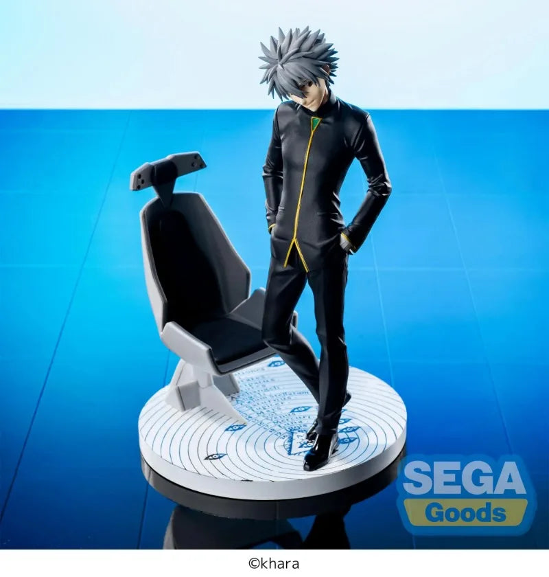 SEGA Luminasta Evangelion:3.0+1.01 Thrice Upon A Time Nagisa Kaworu Commander Clothes Anime Action Figures Model Collection Toy