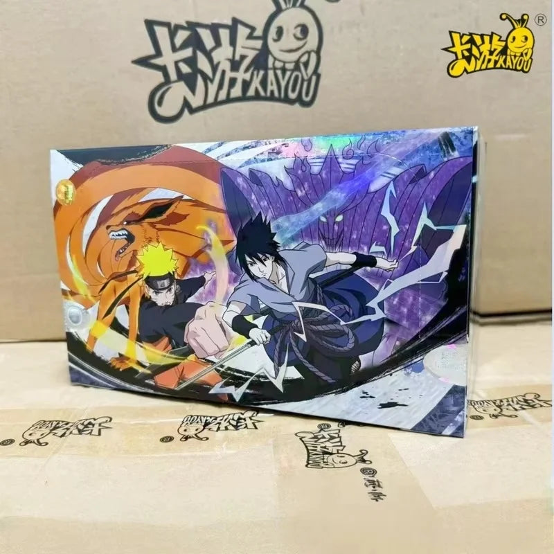 Hot Sale Kayou Genuine Naruto Cards New W7 W6 Anime Collection Card Box Fight Chapter Pro Chapter Ninja World Kids Toy Game Gift