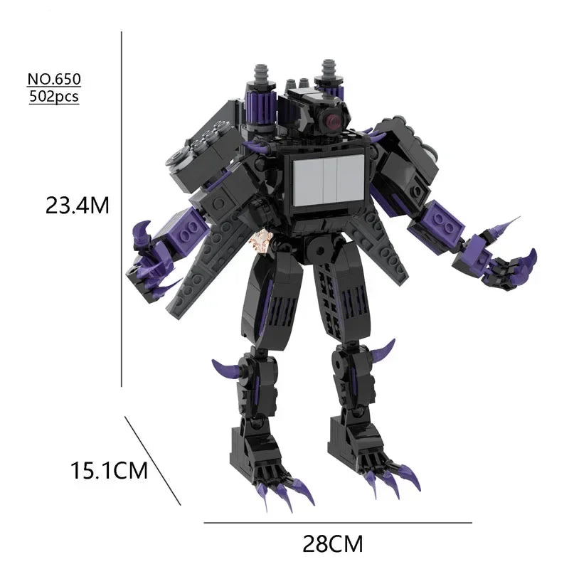 Christmas toys Skibidi Toilet The Audio Man and Camera Titan Man Speakerman Moc Building Blocks For lego Toys DIY Bricks Toy Set