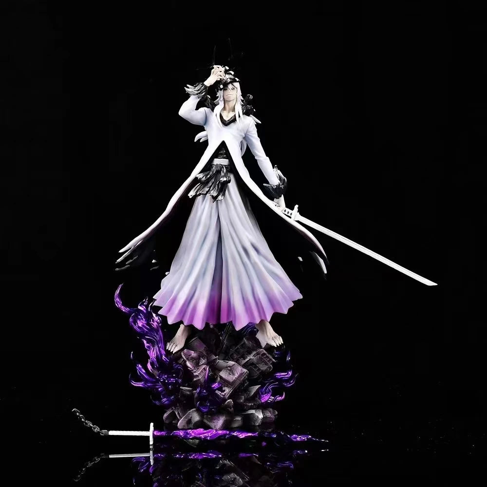 Bleach Figure Kurosaki Ichigo Action Figure Cero Cow Series Saigo no Getsuga tenshou-Mugetsu GK Statue Collection Birthday Gift