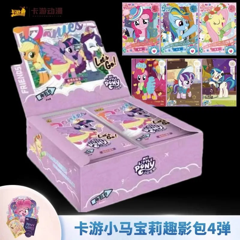 Genuine KAYOU My Little Pony Card Game My Little Pony Cards Box Friendship Forever Flash Card Rare SC SGR Cards Toy Gift