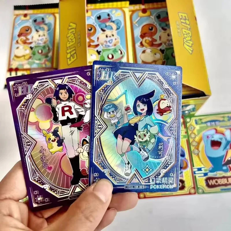 Hot 30 Bag Pokemon Anime Game Elf Card Luxury Pet Card Collection Exchange Box Cards Toys Children Hobbies Kid Toy Holiday Gift