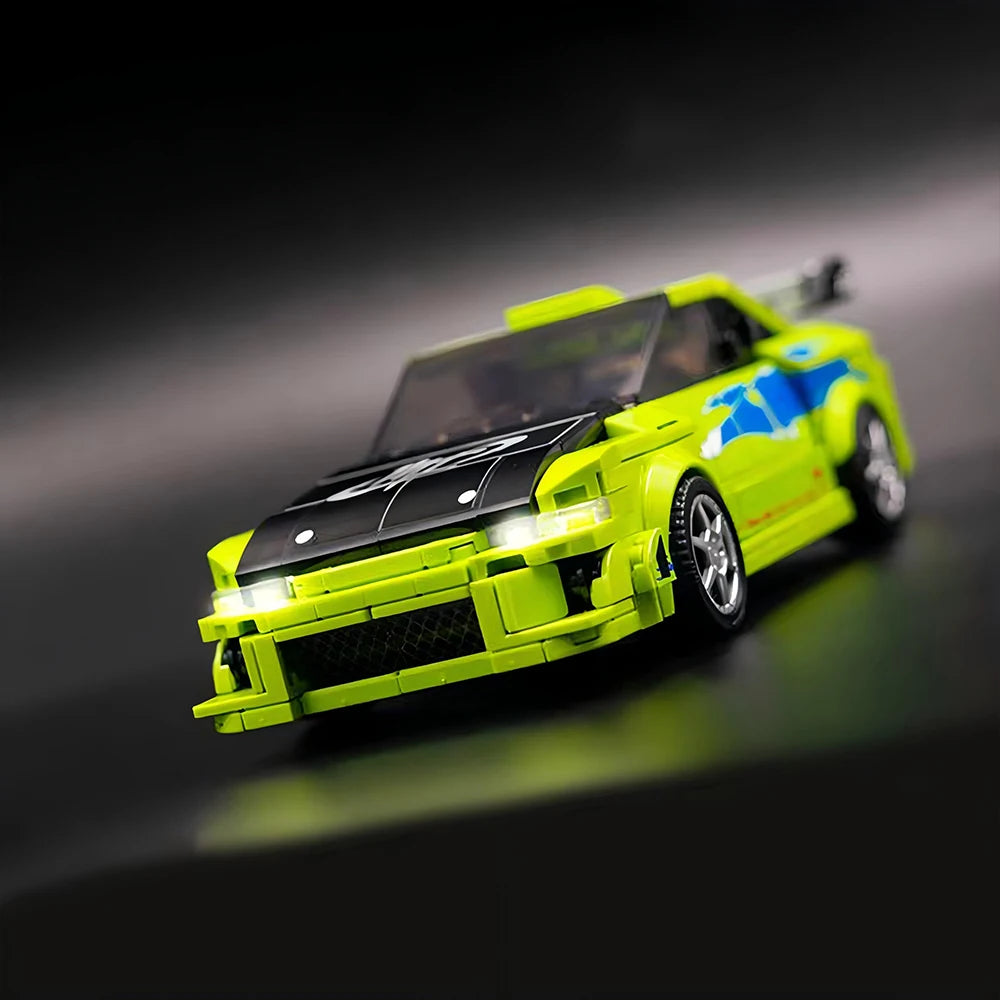 MOC Speed Champions Intermediate Sports Car Model Building Blocks Technology Creative Assembly Children's Toy Christmas Gift