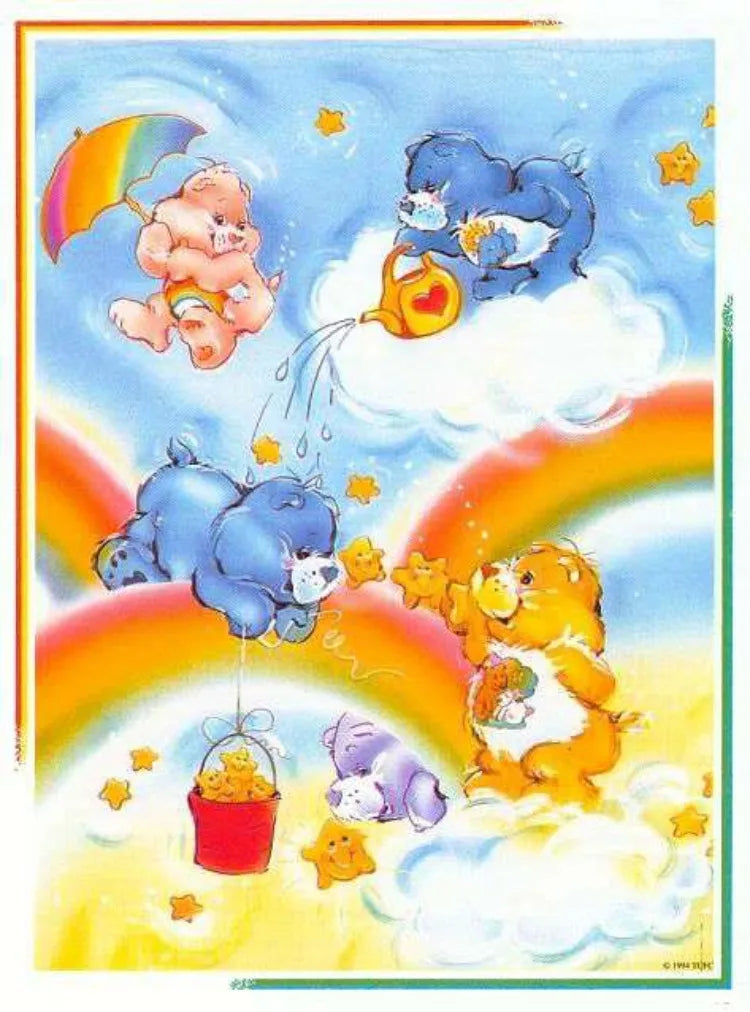 Cute Rainbow Bears Diamond Painting Pictures Puzzle Cross Stitch Mosaic Embroidery Wall Decoration 5D DIY Art Gift Offers