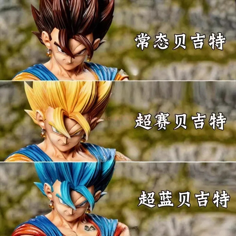In Stock 31cm Jt Toys Dragon Ball Anime Figure Vegeta Figurine Vegetto Action Figure Collection Statue Model Decor Custom Toy