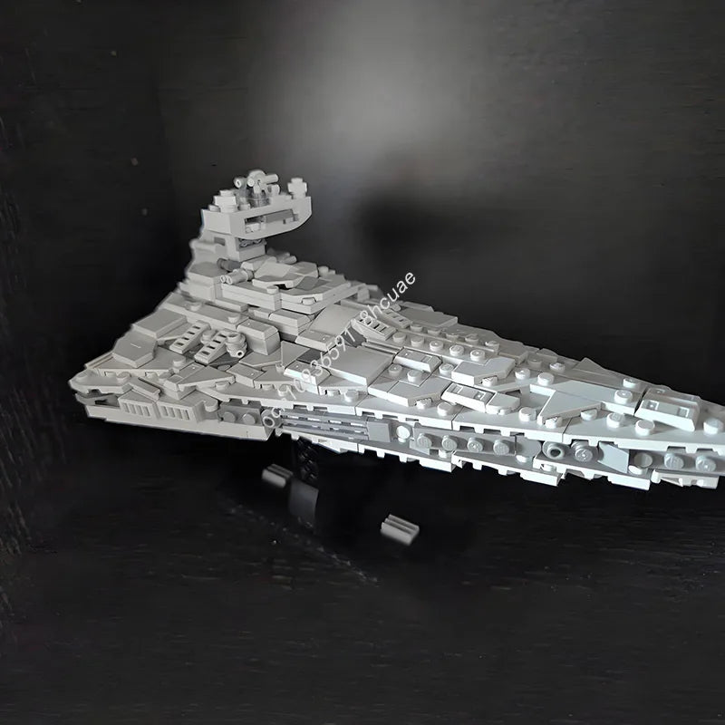 609PCS MOC Starship Series Midi-Scale Imperial Star Destroyer Building Blocks Spaceship Model Diy Creative Educational Toy Gift