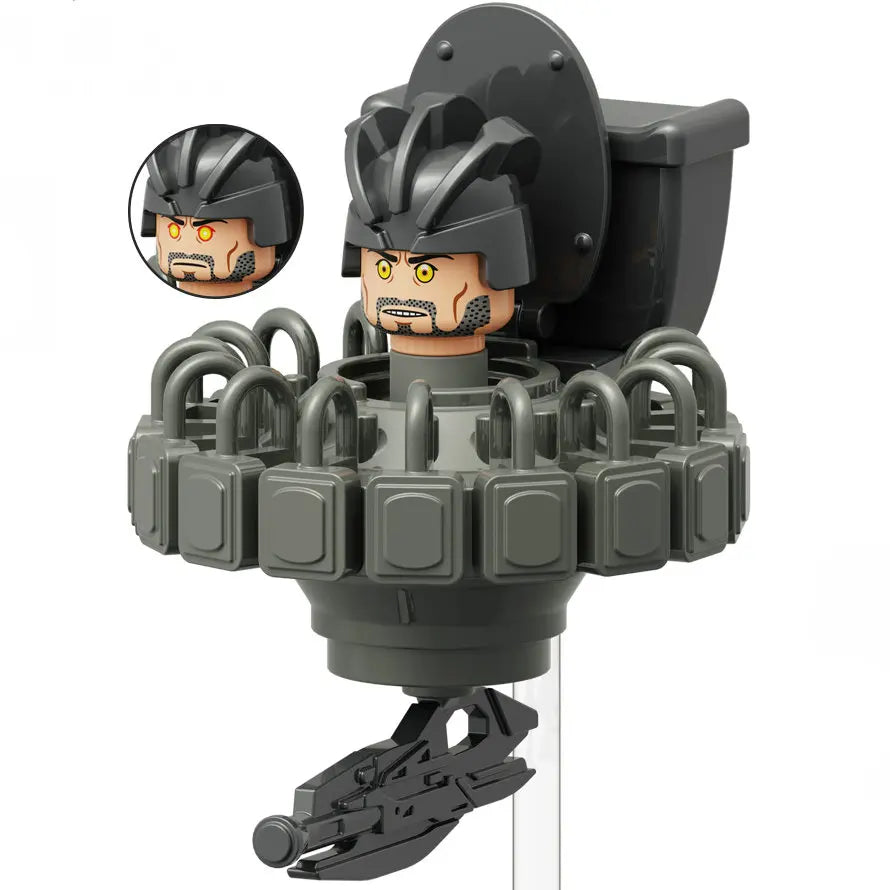 4CM Skibidi Toilet Man Mini Figure Monitor Building Blocks Audio Camera Man Toys Boy Children Christmas Birthday Gift