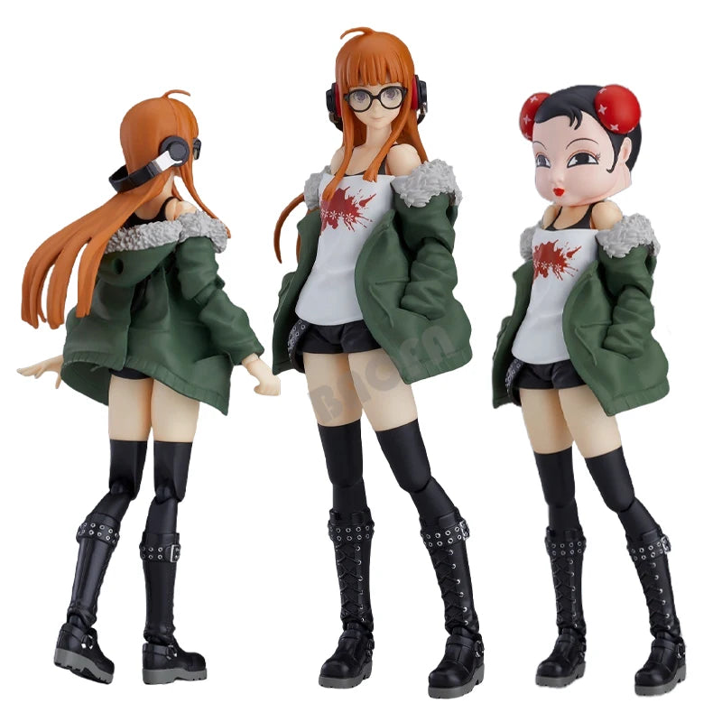 434 Figma Megami Tensei Sakura Futaba Anime Girl Figure Makoto