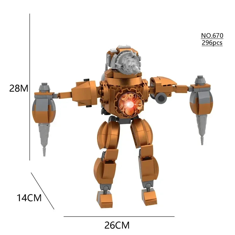 Christmas toys Skibidi Toilet The Audio Man and Camera Titan Man Speakerman Moc Building Blocks For lego Toys DIY Bricks Toy Set