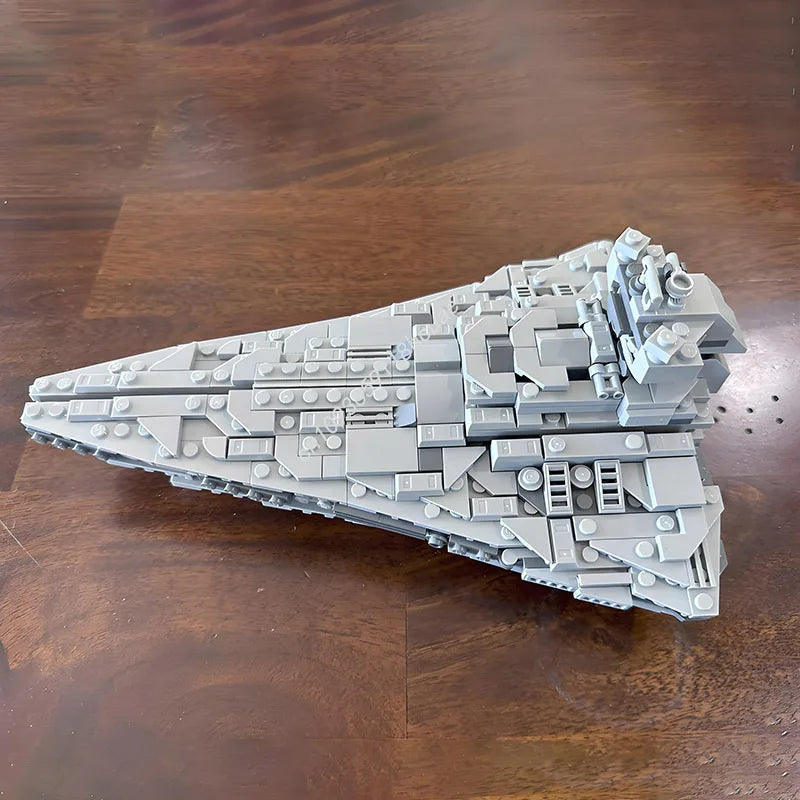 609PCS MOC Starship Series Midi-Scale Imperial Star Destroyer Building Blocks Spaceship Model Diy Creative Educational Toy Gift