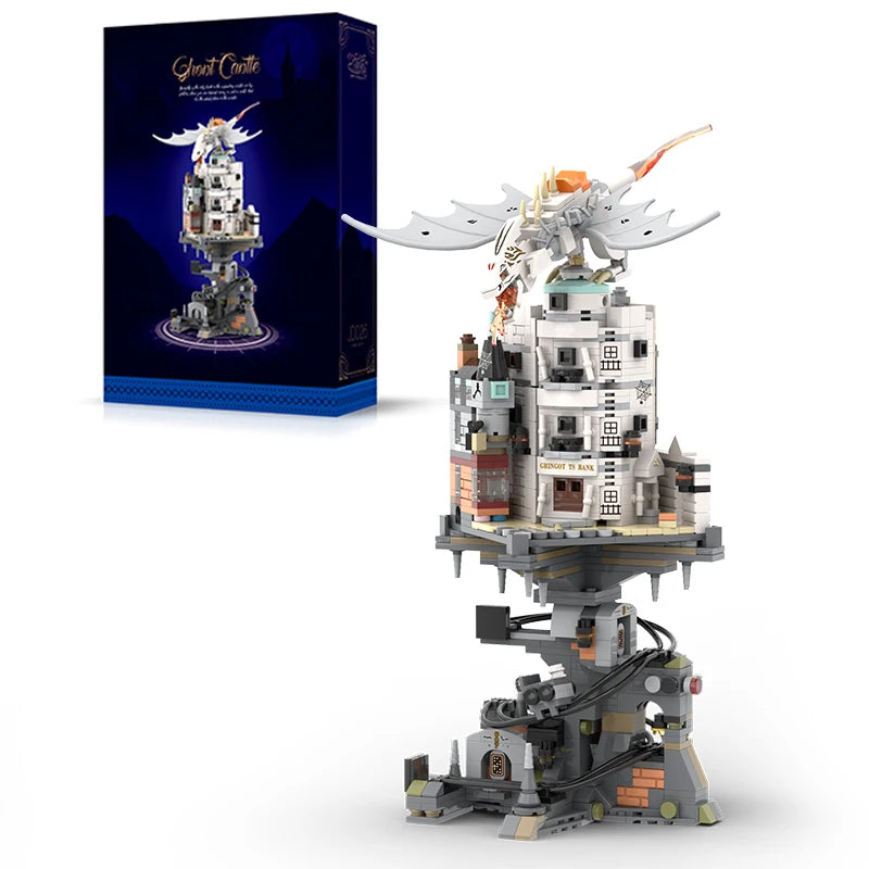 Wizard Tower Magic World Dragon MOC Building Bricks Set Blocks Toys for Kids Children Adult Birthday Gifts 1056pcs  Gringottses