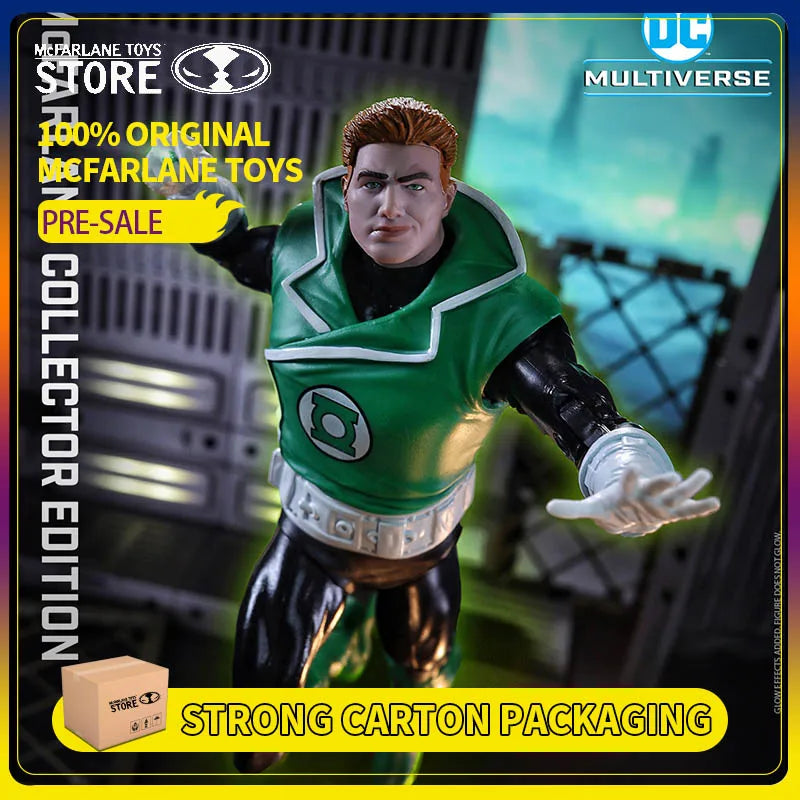 100% Original Mcfarlane Toys DC Multiverse Captain Cold Power Girl Green Lantern Guy Gardner Figure Model Character Action Doll