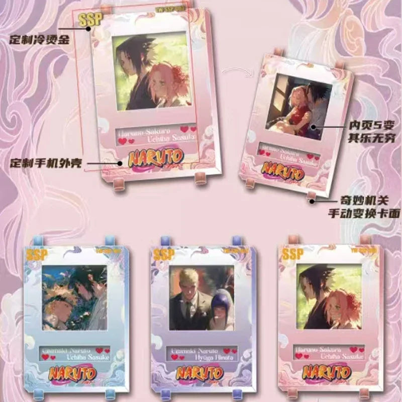 MOJI original Anime Naruto Series Cards The Ninja Road Of Konoha Rare CR Ninja World Collection Cards Toys for Children Gifts