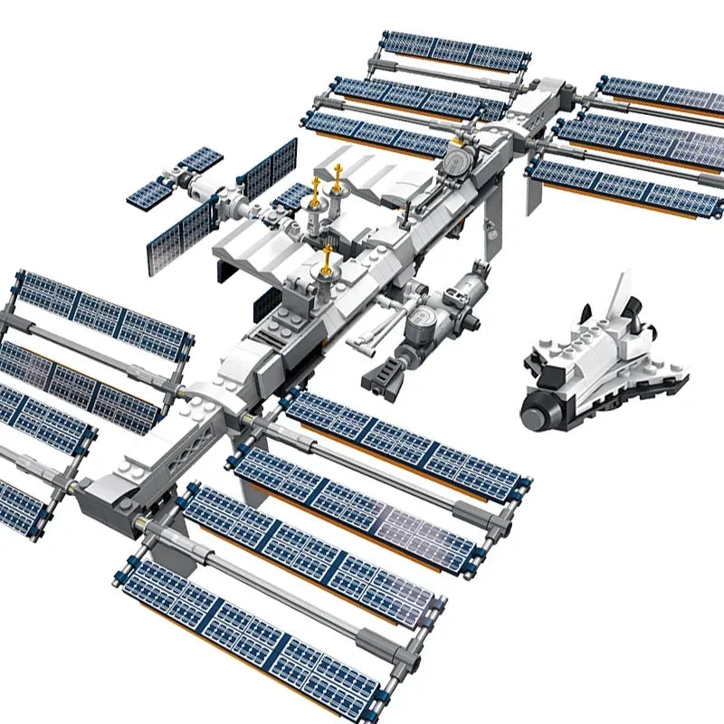 Ideas International Space Station Building Blocks Model Building Kit Adult Set Bricks Moc Toys for Boys Birthday Gift DIY 876pcs