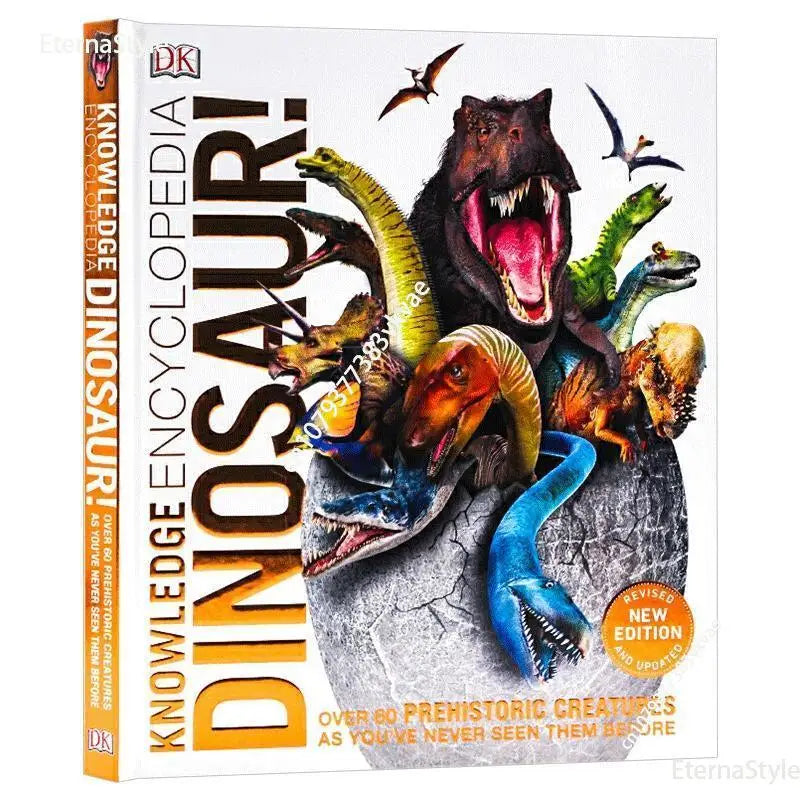 English DK Encyclopedia of Dinosaur Knowledge Contrastive Graphical Dictionary Book