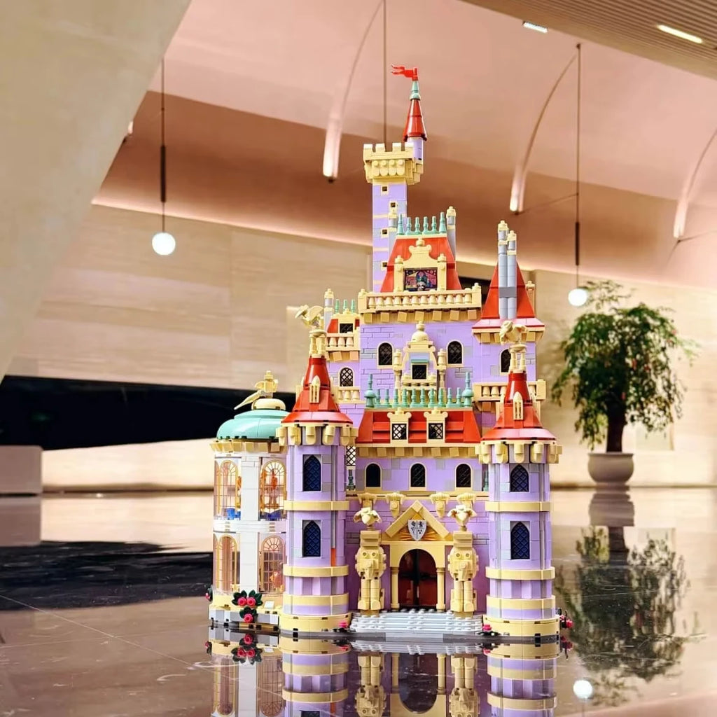 2025 new princess castle romantic toy model monster MOC brick model children's educational building blocks birthday gifts adult