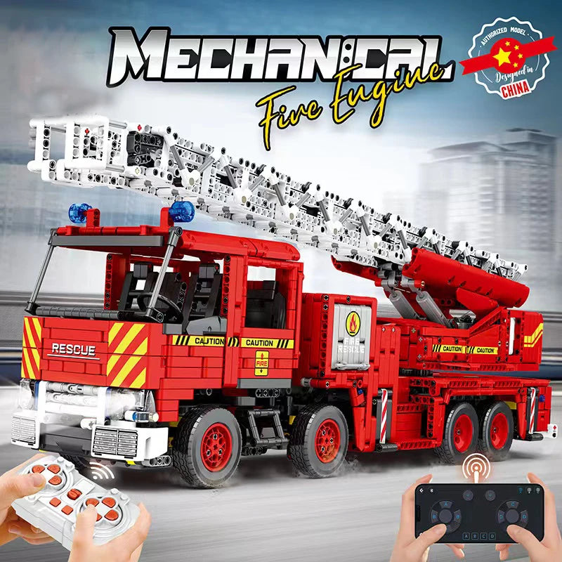 MOC-83447 Remote Control Mechanical D11 Bulldozer City Construction Vehicle Building Blocks Model Large Crane Truck Toys For Kid