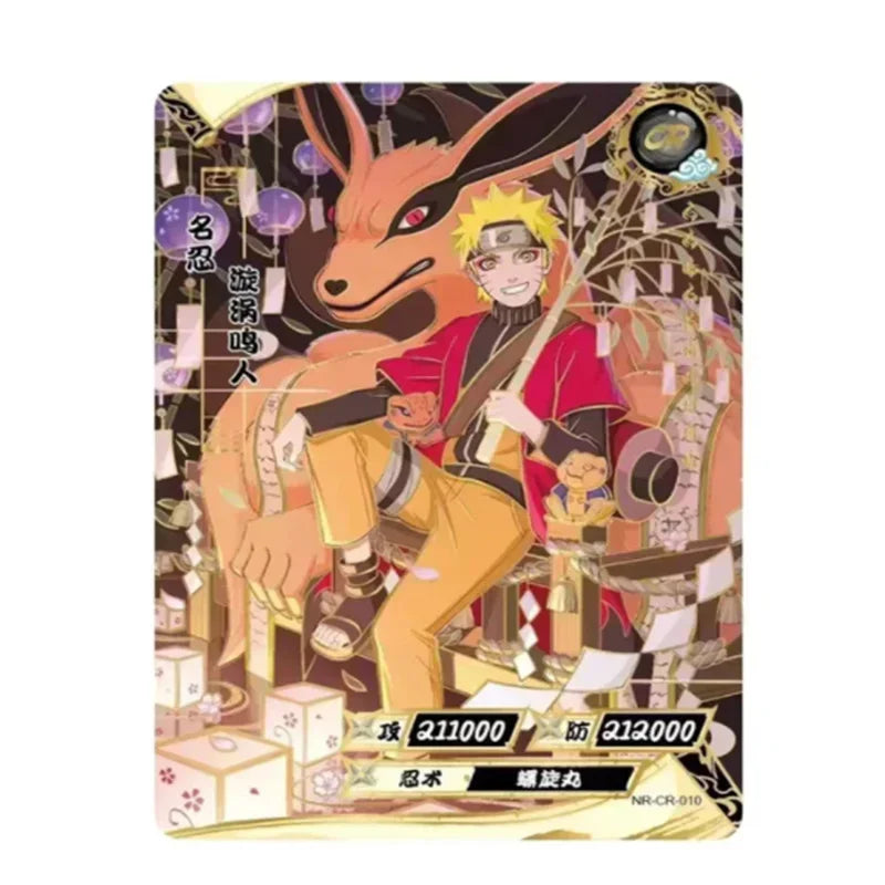 KAYOU Anime Naruto Card CR 9.5 Card Full Series NO.01-22 Uzumaki Naruto Character Collection Card Children's Toy Christmas Gift
