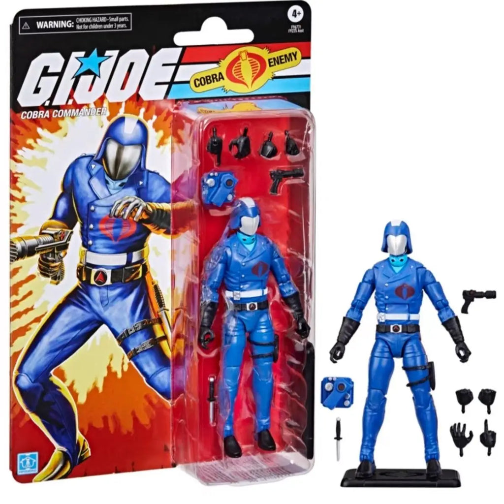 Hot Original G.I. Joe Gi Joe Classified Series Retro Cardback 6" Cobra Commander Action Figure Model Toy Hobby Gift
