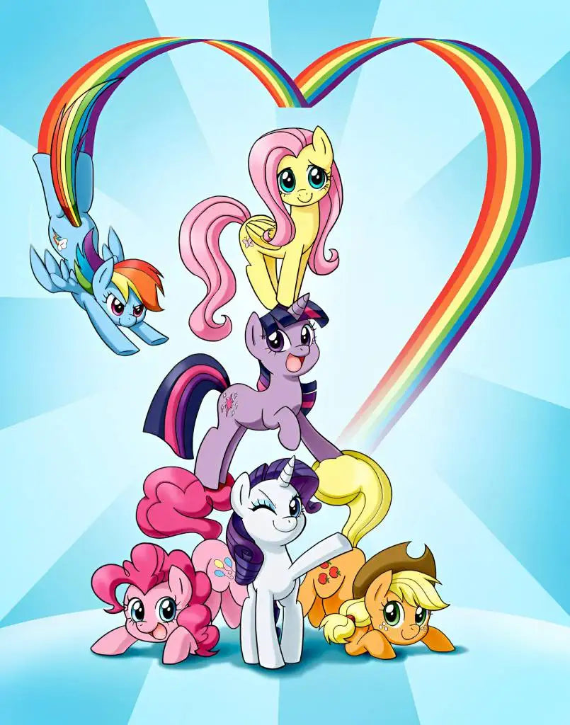 Cute Cartoon My Little Pony 5D DIY Art Diamond Painting Cross Stitch Pattern Pictures Mosaic Embroidery Jewelry Home Decoration
