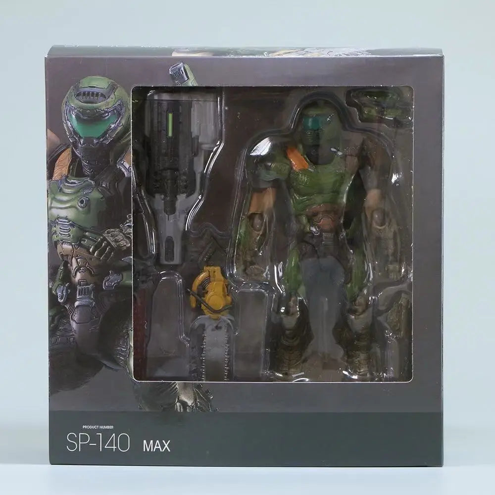 hot Figma SP-140 Doom Slayer Eternal Action Figure Collection Model Statue Anime Destroy Warrior Doom Movable Figurine gifts toy