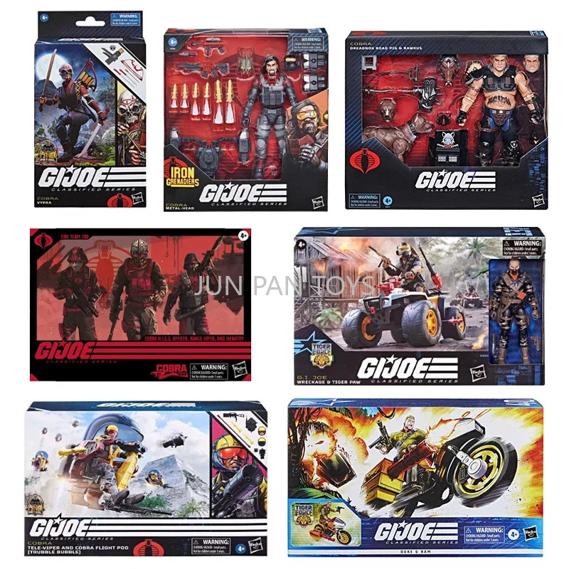 GI Joe Classified Series Tiger Force Python Patrol Cobra Vypra Dreadnok Road Pig Rawkus Cobra HISS Wreckage Duke Ram Figure 1pc