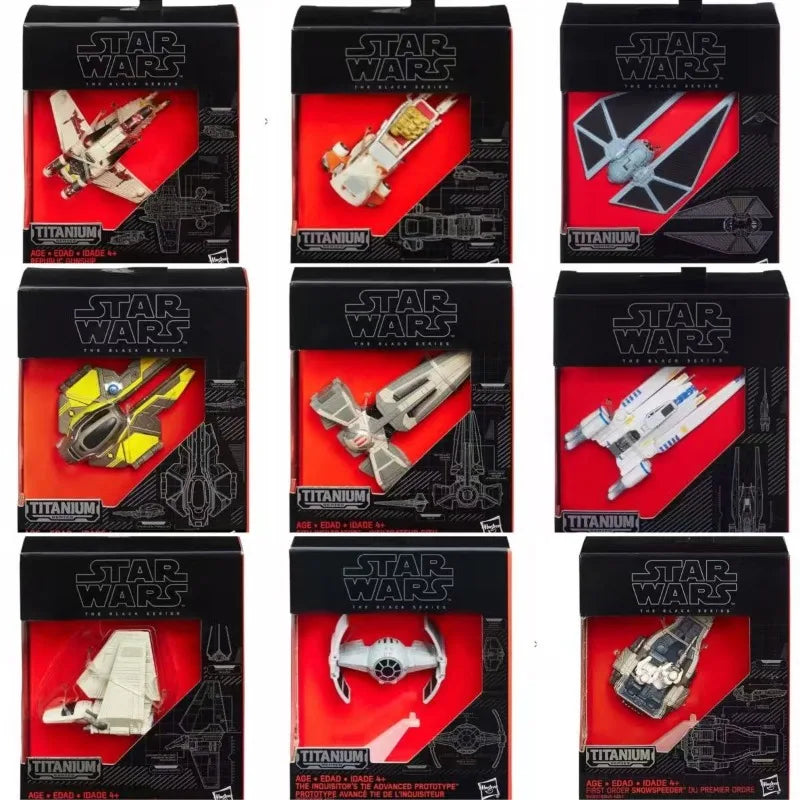 Hasbro Out-of-Print Alloy Spaceship Fighter Model Imperial Shuttle Destroyer Action Figure Kids Toy Collection Gift