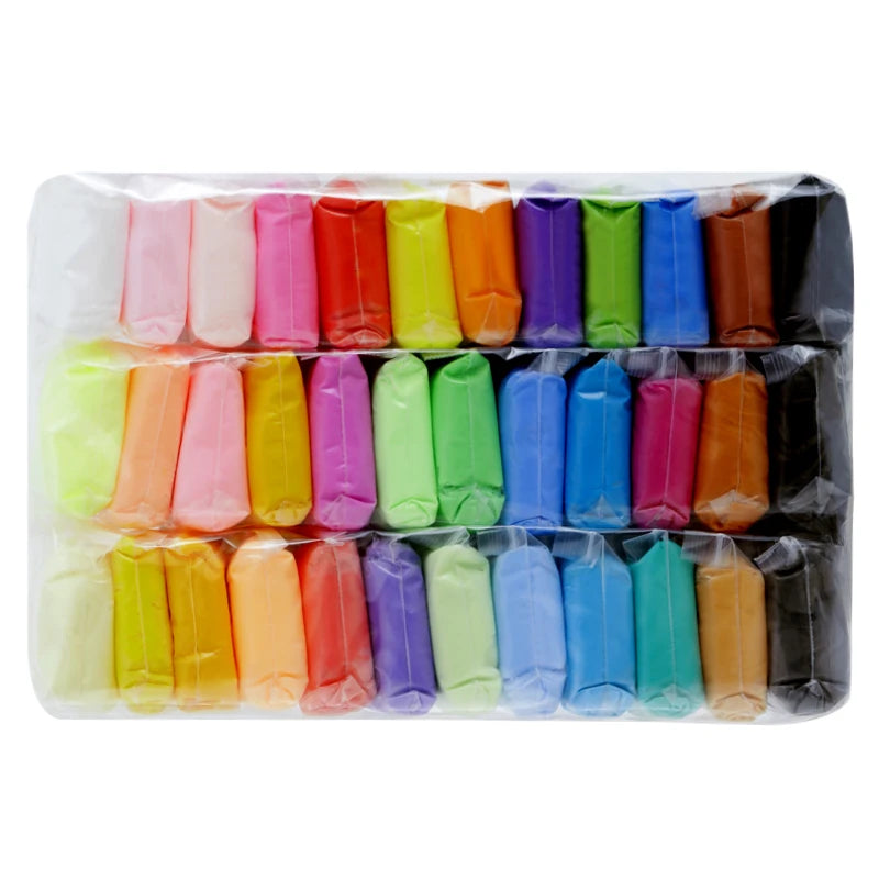 36 Color Clay Air-dried Clay Set, Ultra Light Plastic Clay With Carving Tools, DIY Crafts Gifts for Friends