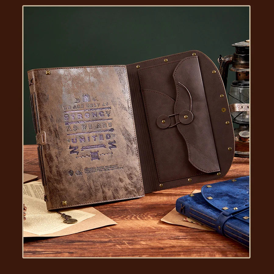 A5 Notebooks PU Cover Magic Journal 290 Pages Note books Retro Student Diary Planner