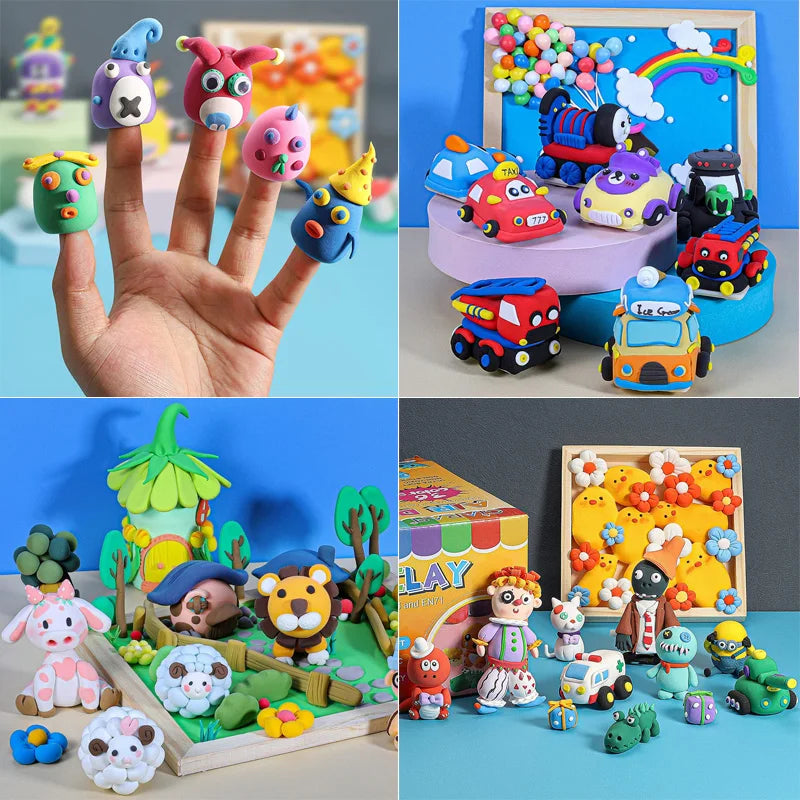 36 Color Clay Air-dried Clay Set, Ultra Light Plastic Clay With Carving Tools, DIY Crafts Gifts for Friends