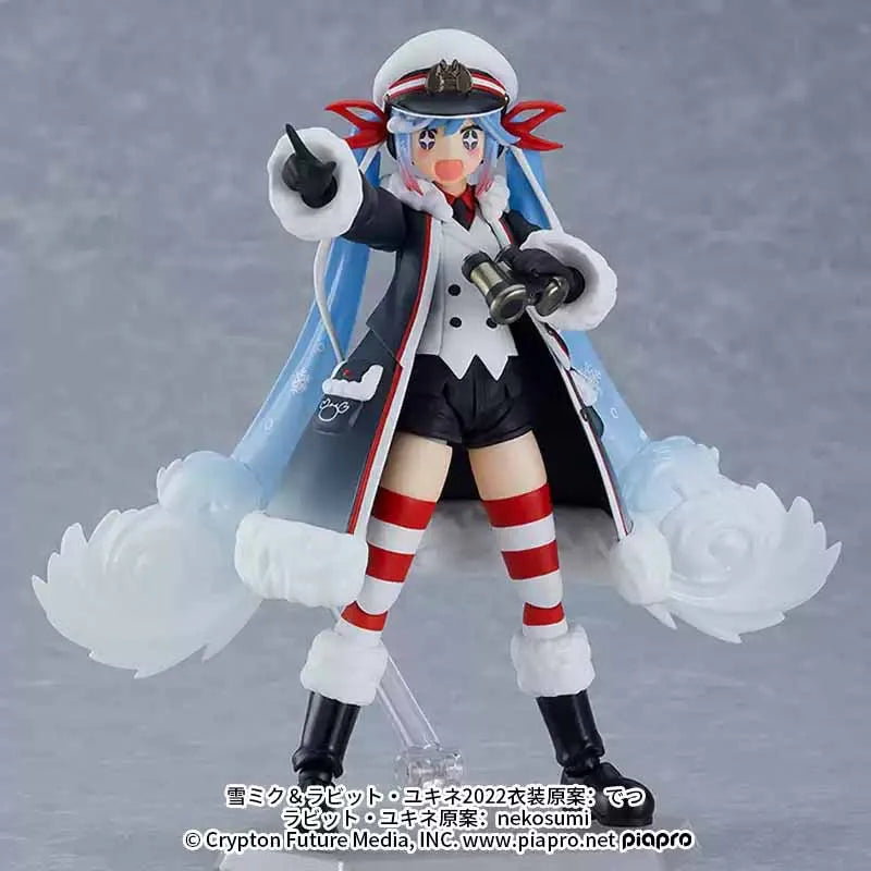 GSC Original figma Anime Figure Snow Miku Grand Voyage ver Action Figure Toys For Boys /Girls /Kids /Christmas Gift