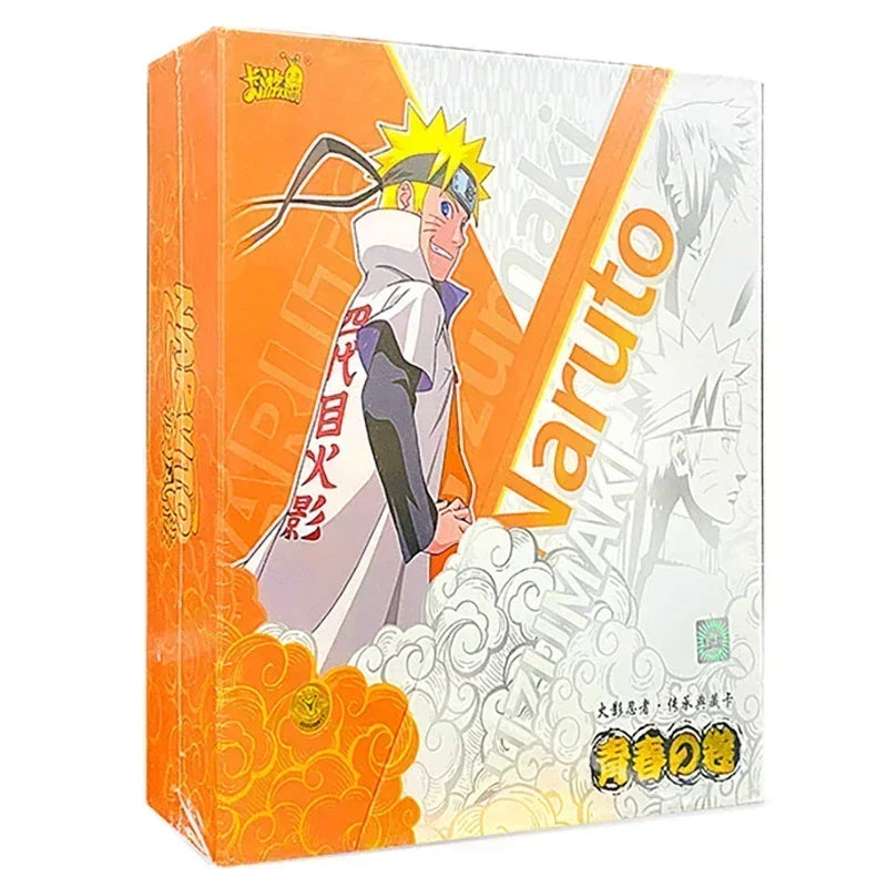 KAYOU Naruto Card Heaven and Earth Scroll Box Youth Gift Box Successor Badge Uzumaki Naruto Shippuden Collection Card