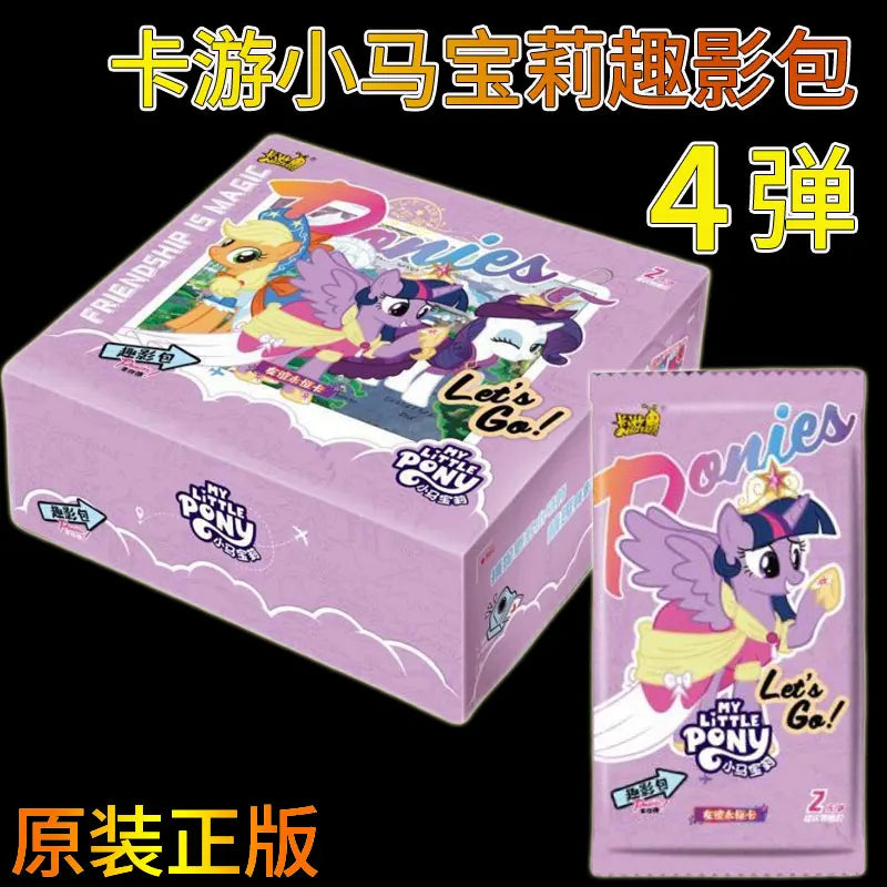Genuine KAYOU My Little Pony Card Game My Little Pony Cards Box Friendship Forever Flash Card Rare SC SGR Cards Toy Gift