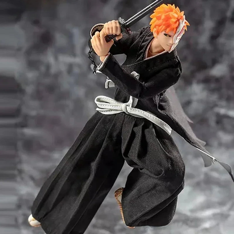 In Stock GT Model Bleach Kurosaki Ichigo Aizen Sousuke Ukitake Jushiro Ichimaru Gin SHF Anime Action Figure Toys Gifts