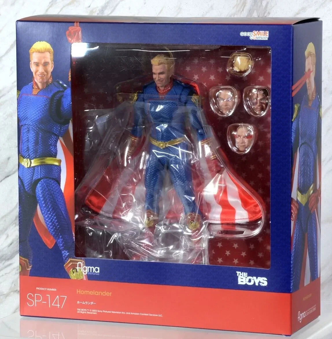 Figma SP-147 Boys Patriot Homelander Action Figure Collectible Toy Gift
