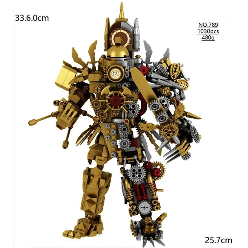 MOC Skibidi Toilet Building Blocks Set Titan Speakerman Cameraman Tvman Bricks DIY Model Toys For Kid New Year Birthday Gifts