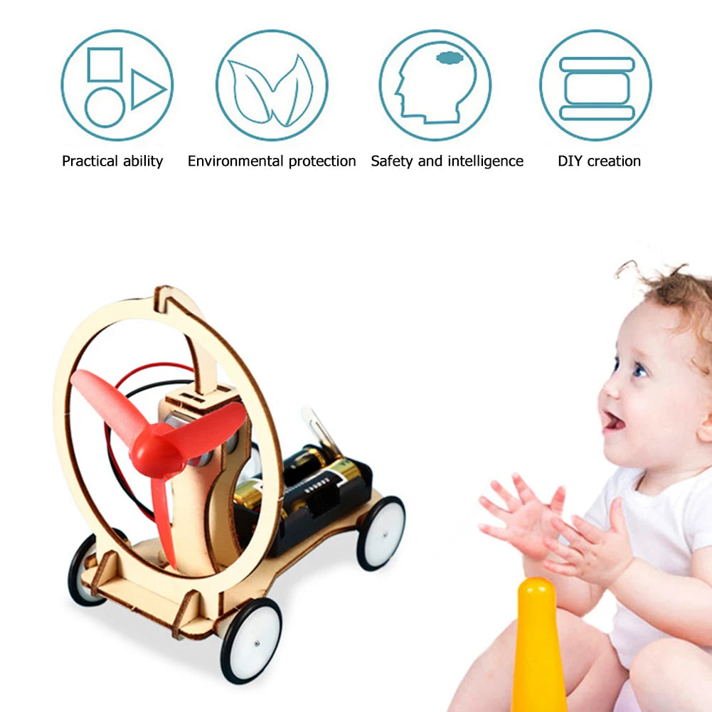 DIY Robot Eating Coin Wood Model Teaching Learning Stem Project Science Experiment Education Toy Assemble Kit for Students Kids