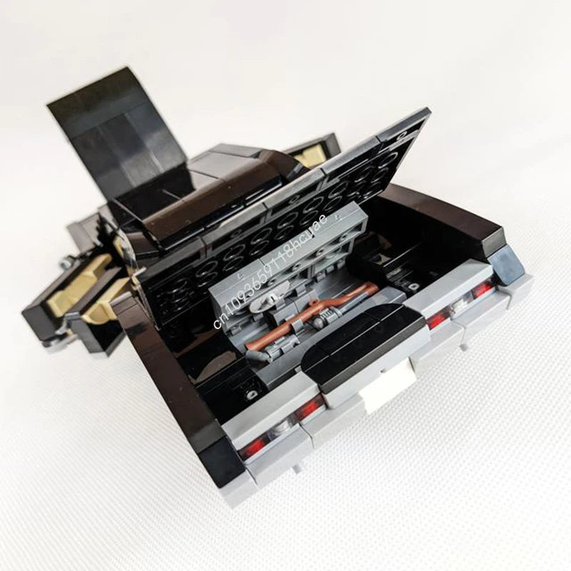 925pcs Moc Classic Movie Vehicles Chevroleted Impala Supernatural Car Building Model Blocks Kids Educational Bricks Toy present