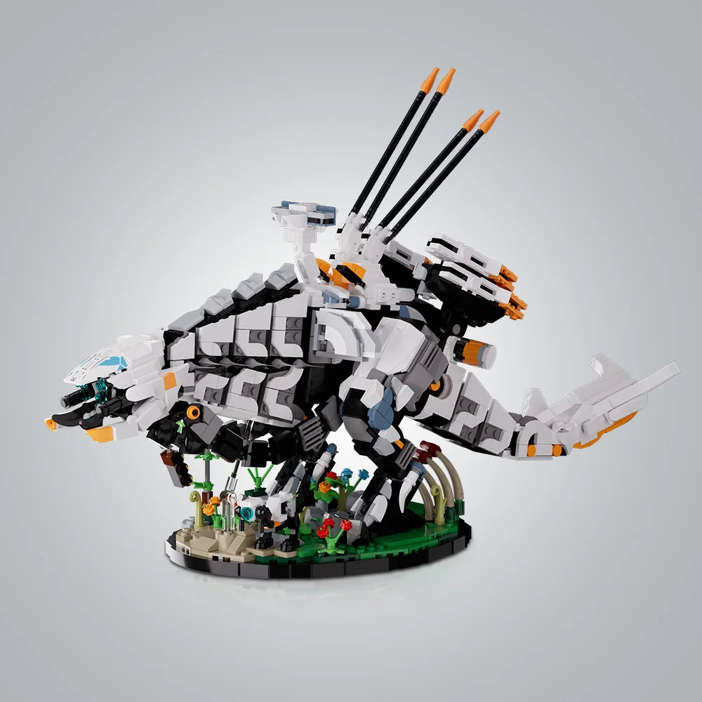 Gobricks Moc Horizons Zero Dawned Thunderjaw Bricks Model Forbidden West Monster Building Blocks Game Bricks Model Toys Sets