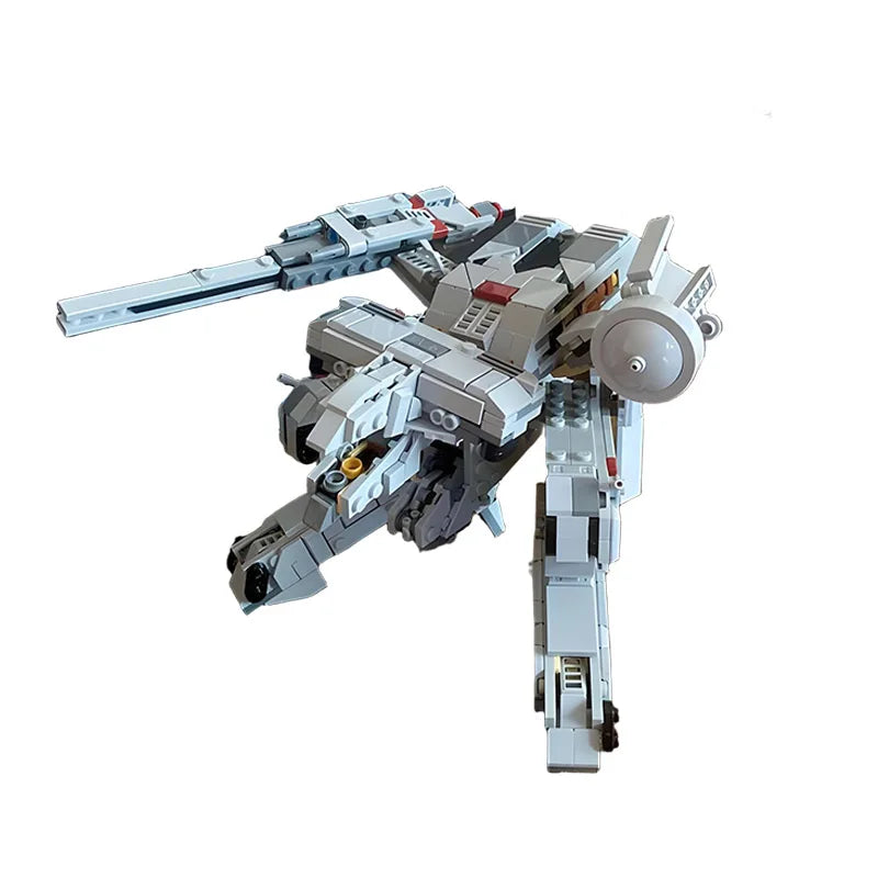 NEW 582PCS MOC Icons Series Metal Gear Rex Building Blocks Model DIY Assemble Bricks Mech Robotics Solid Creative Kids Toys Gift