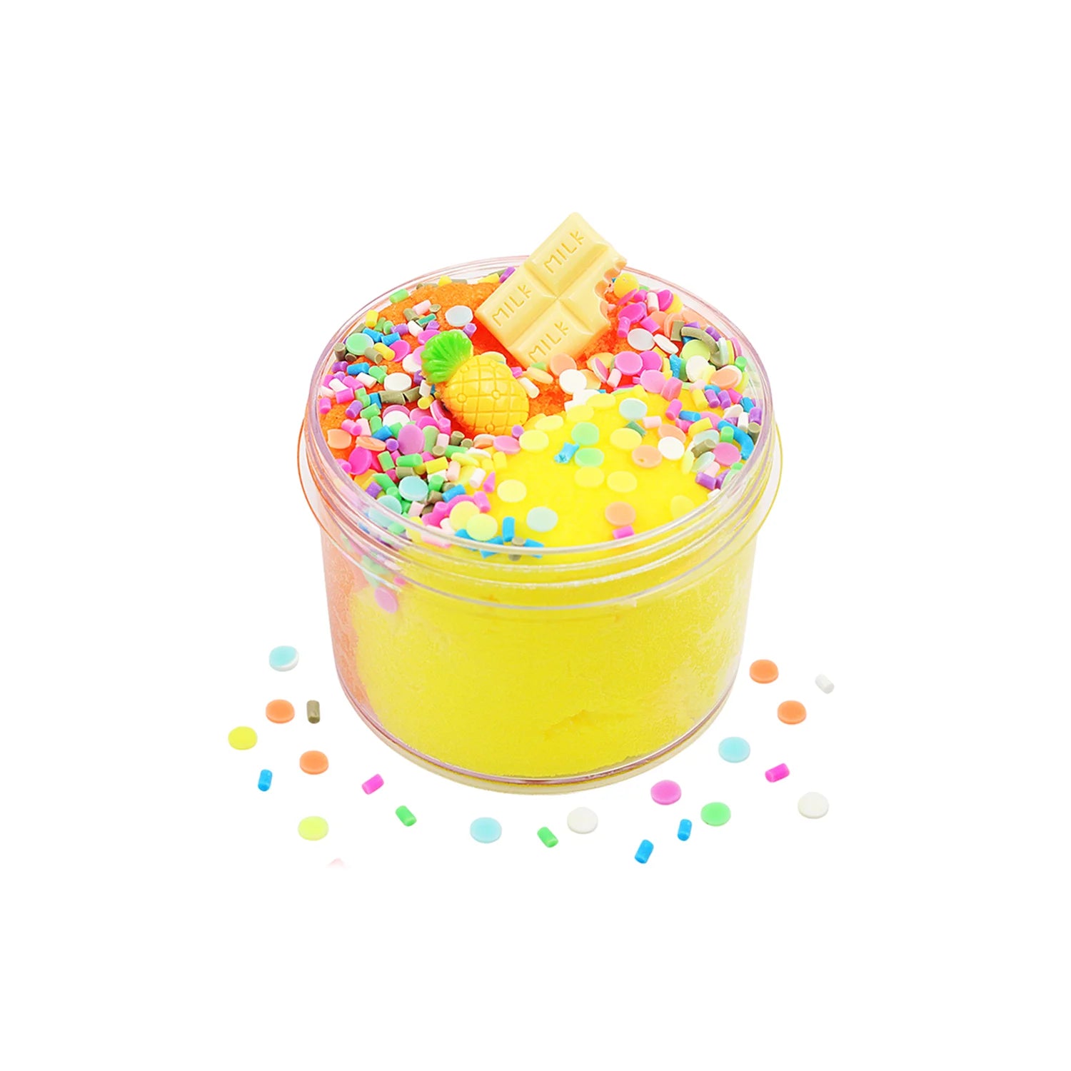 Crystal Mud Slime Cloud Silk Mud, Fruit Flavor and Odor DIY Slow Pressure Handmade Toy, Available in 6 Styles to Choose from