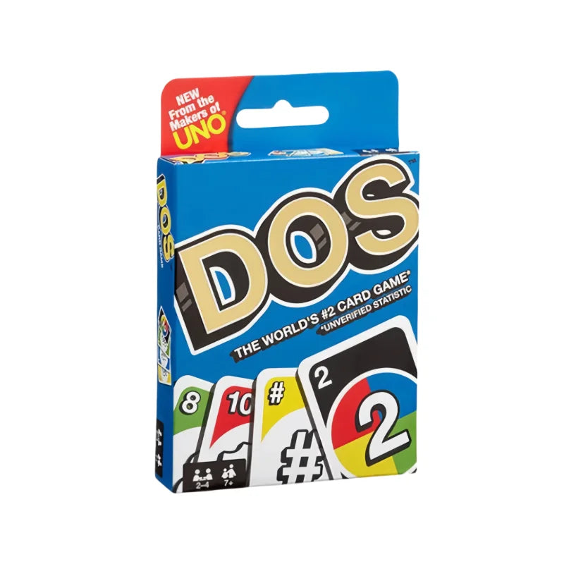 Hot Sale Mattel Uno Flip! Flex Dos Games No Mercy Cards Game Family Funny Entertainment Board Games Multiplayer Poker Game Gifts