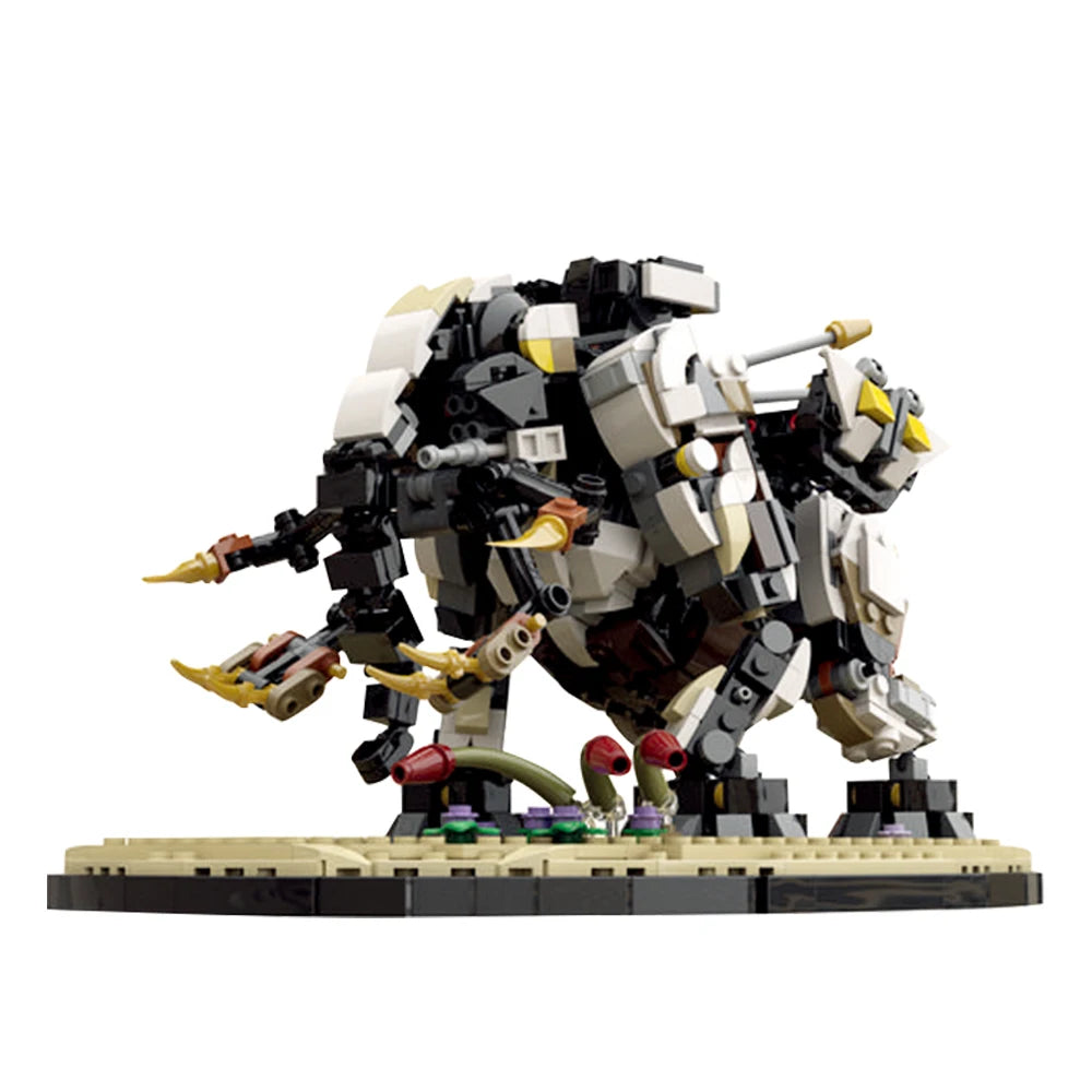 Gobricks Moc Horizon Zero Dawn Shell-Walker Stormbird Sawtooth Watcher Longleg Bricks DIY Sunwing Building Blocks Toy Gift