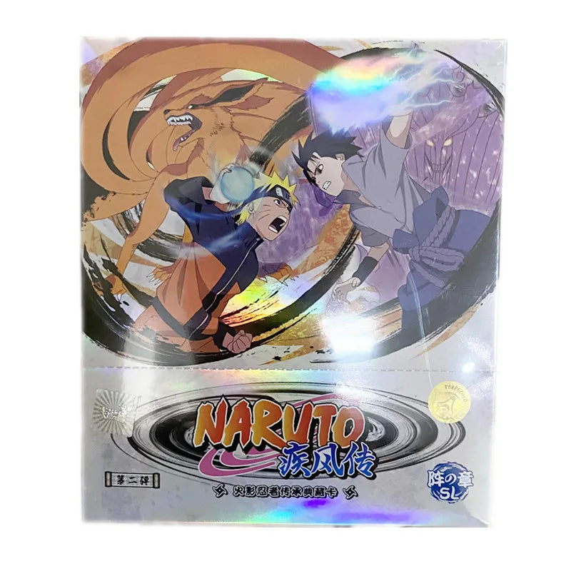 KAYOU Naruto Cards Vortex Collectible Card Games Anime Party Playing Toys Kids Album Collection Children Gift Hobby Boxes Paper