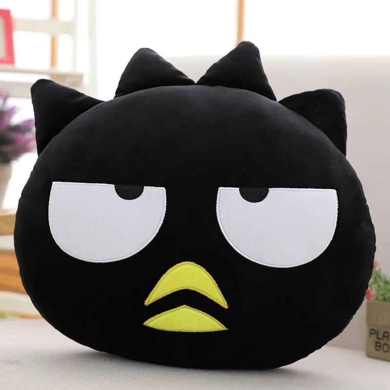 38cm Sanrio Hello Kitty Pom Pom Purin Keroppi Badtz-maru Cartoon Kt Cat Warm Hand Plush Pillow Doll Cushion Stuffed Plushie Toy
