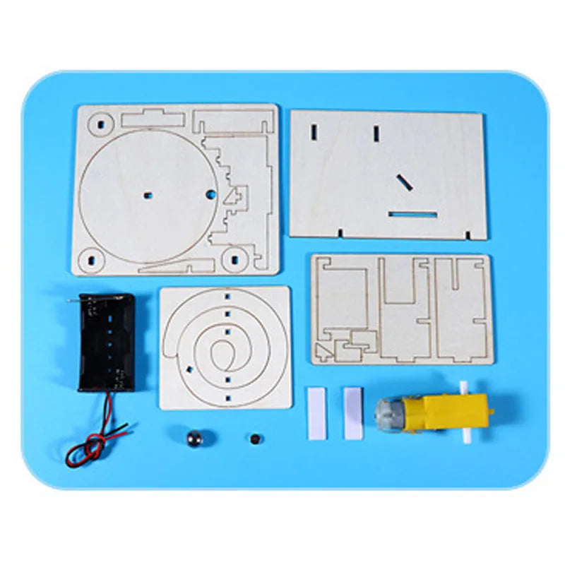 Magnets Track Ball Kids Science Toy STEM Technologia Gadget Wooden Physics Kit Educational Toys for Children Learning Toy